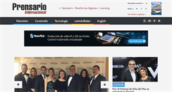 Desktop Screenshot of prensario.tv