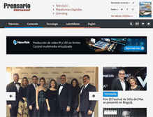 Tablet Screenshot of prensario.tv